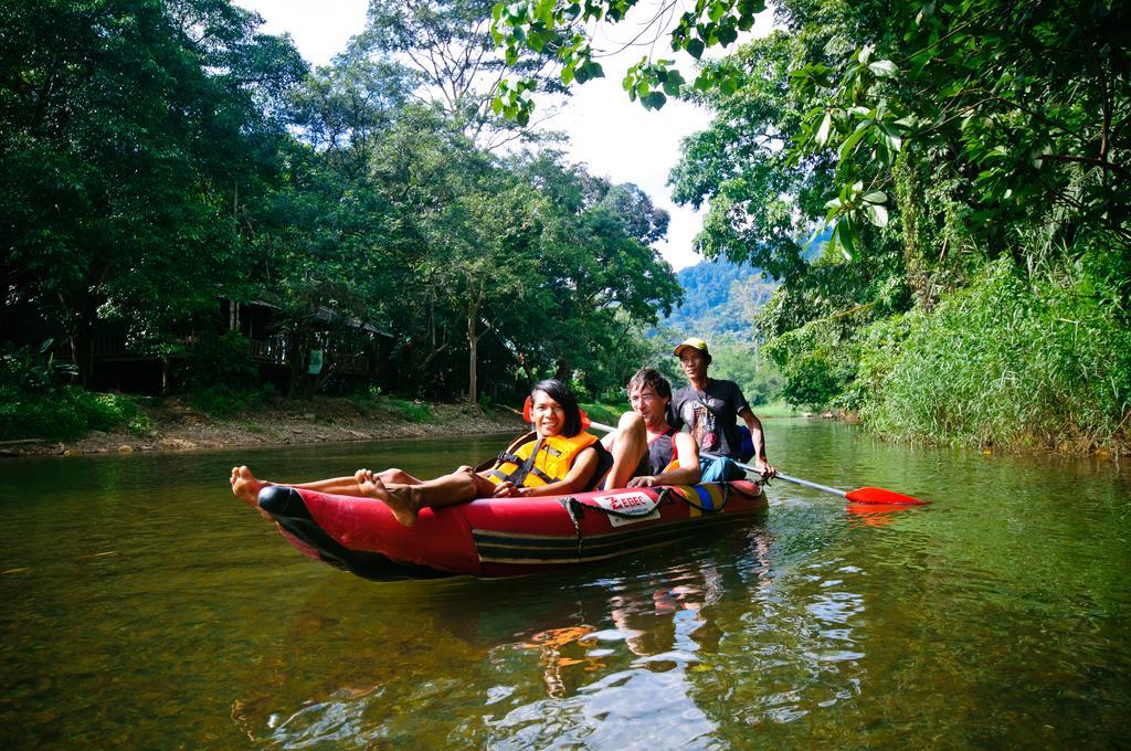 Khao Sok National Park Khao Sok Riverside Cottages מראה חיצוני תמונה