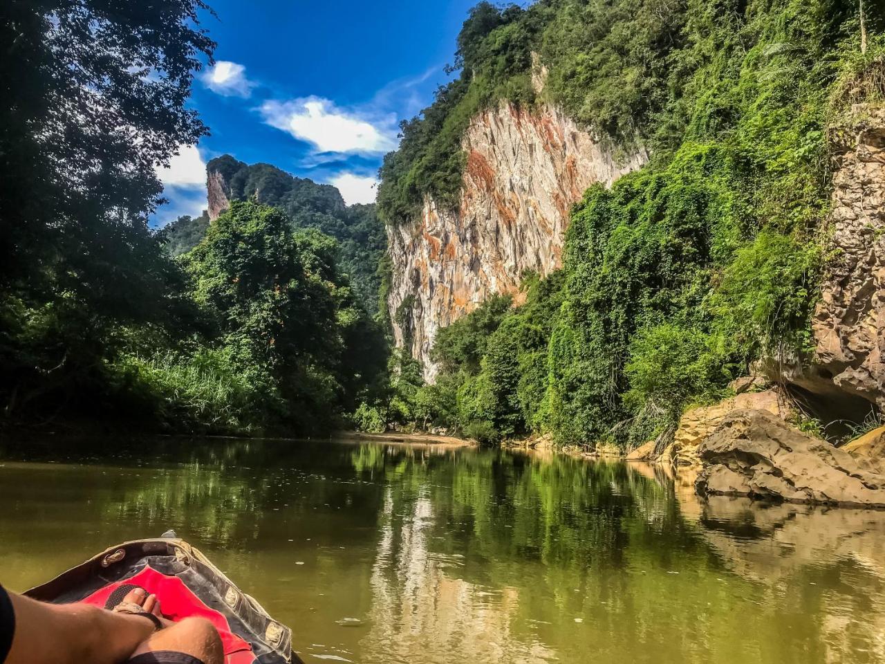 Khao Sok National Park Khao Sok Riverside Cottages מראה חיצוני תמונה