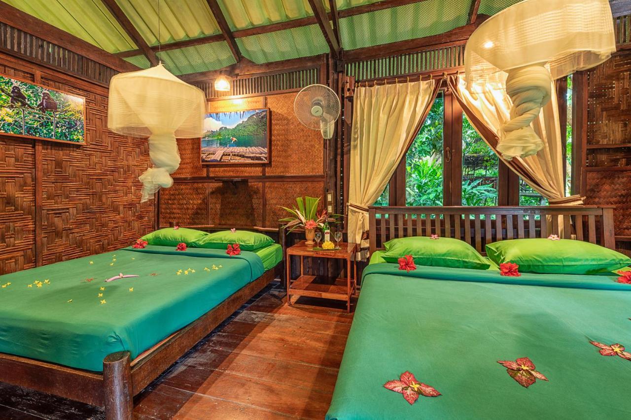 Khao Sok National Park Khao Sok Riverside Cottages מראה חיצוני תמונה