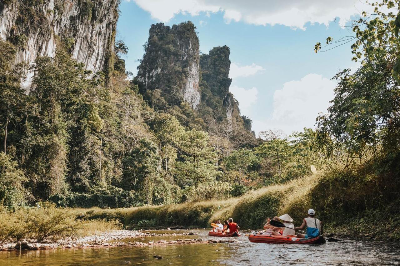 Khao Sok National Park Khao Sok Riverside Cottages מראה חיצוני תמונה